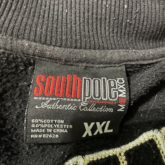 Y2K South Pole Men’s Zip Up Sweater Size XXL Flawed - Picture 3 of 16